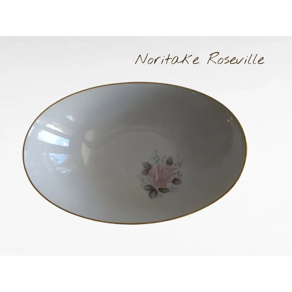 Vtg. Noritake Roseville #6238 discontiuned china 10